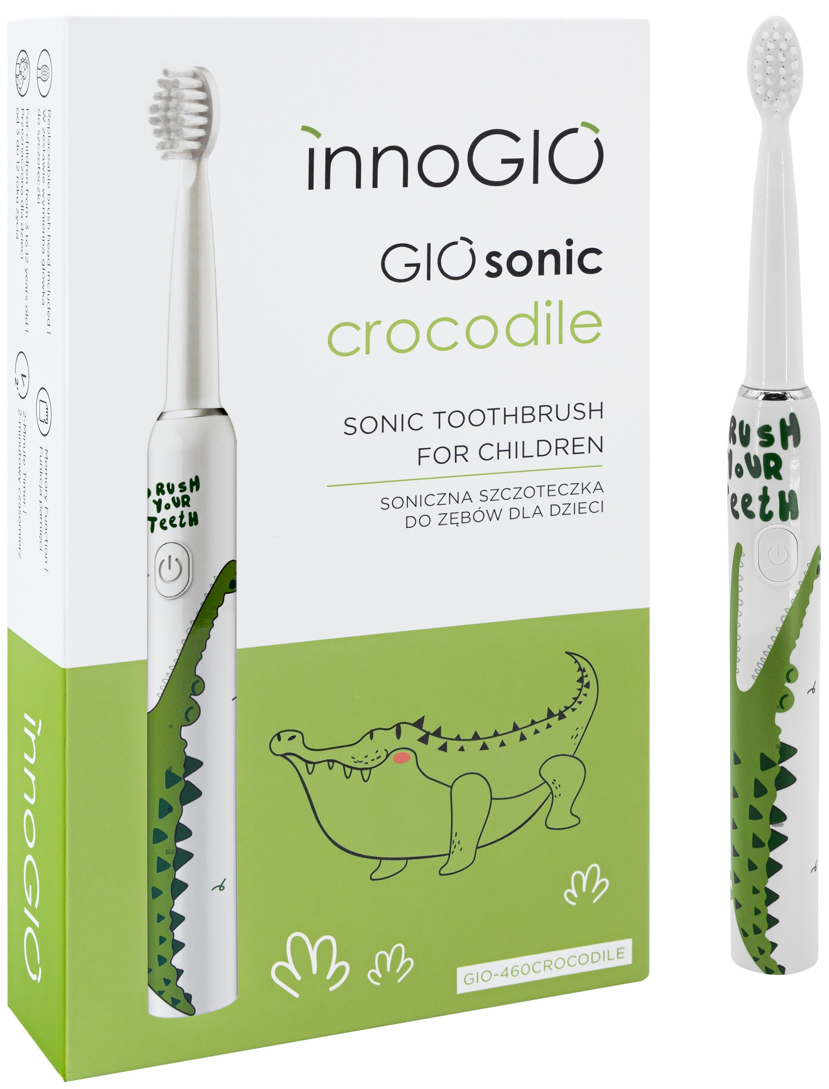 Sonický zubní kartáček INNOGIO GIO-460CROCODILE